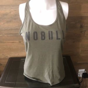 Nobull racerback tank M army green